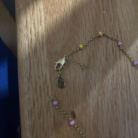 Alex and Ani Polly Pocket Heart Necklace - Gold with Pastel Beads - Picture 9 of 10
